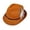 Brown-D, variant on Oktoberfest Hat, Festival Hats Top Hats Dance Street Dance Hats British Short Brim Jazz Hats