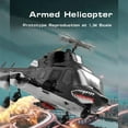 thumbnail image 2 of 1/34 GPS RC Helicopter, 2.4GHz 9CH Flybarless RC Helicopter Model with 6G/3D Stunt Mode, Brushless Motors & LED Lights, Remote Control Helicopters for Adults, RTF, Mode 1/Mode 2 Switchable, 2 of 11