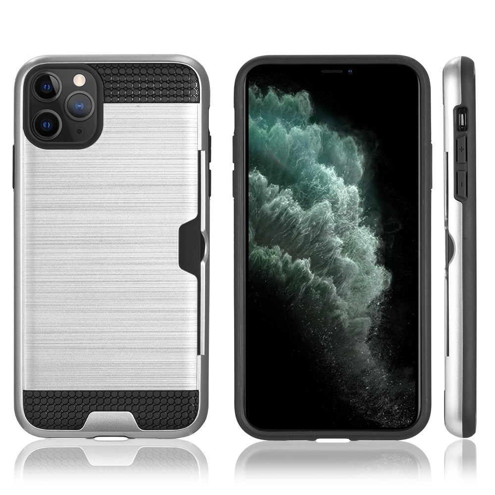 iPhone - tomo HYBRID CARD TO GO CASE BLACK TPU W/ SILK BACK PLATE FOR for