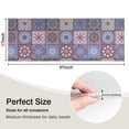 thumbnail image 5 of Purple Ethnic Geometric Patchwork Pattern Kitchen Rug Mat,Kitchen Runner Rugs Non Skid Washable,Decorative Kitchen Floor Mats for Kitchen,Sink,Laundry,17"X47", 5 of 5