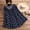 Navy, variant on ZANZEA Women Round Neck Shirt Tops Tunics Polka Dot Blouse