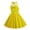 Yellow, variant on CPNG Girls Summer Halter Dress Sleeveless Polka Dot Printed Solid Color Vintage Retro Dress Fashion Casual Pleated A Line Dress