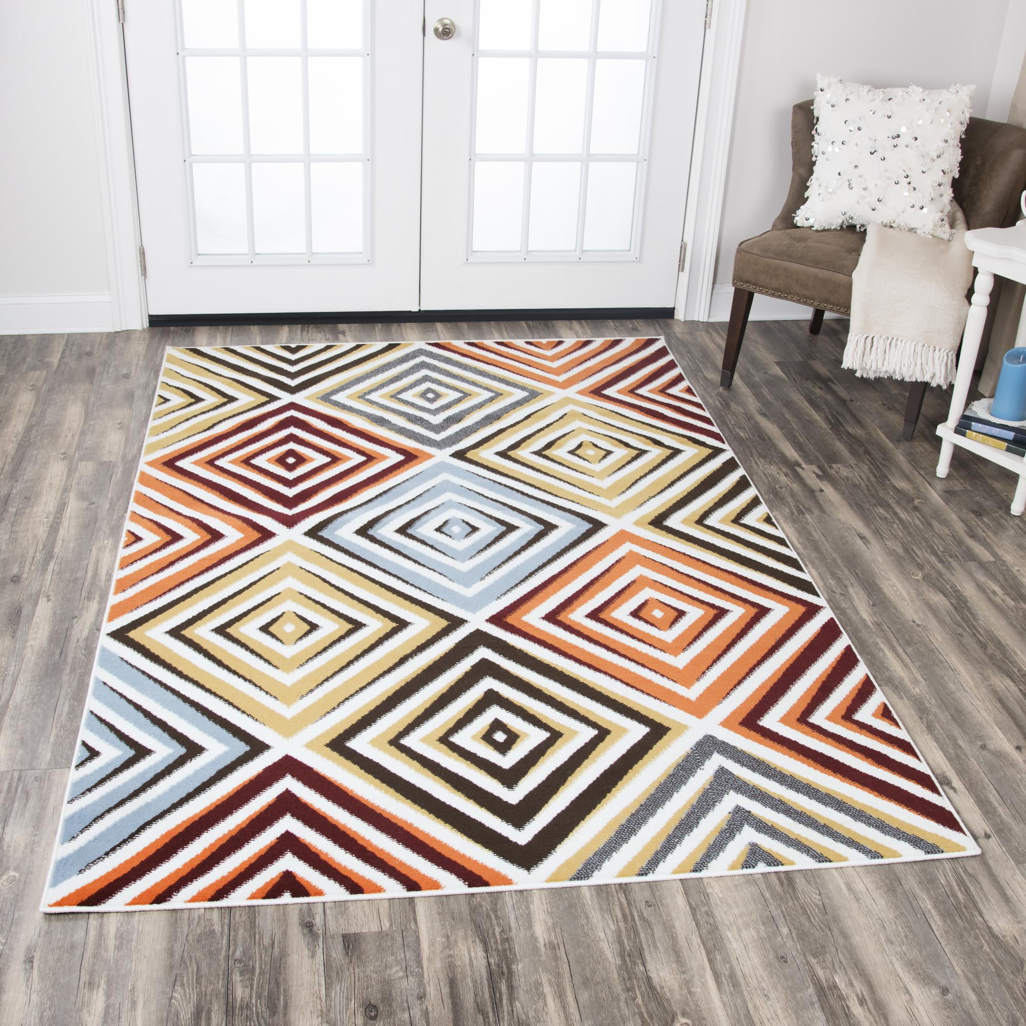 Rizzy Home XP6886 Beige 8' x 10' PowerLoomed Area Rug