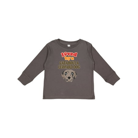 

Inktastic Catahoula Leopard Dog Gift Boys or Girls Long Sleeve Toddler T-Shirt