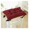 thumbnail image 1 of Cojines rectangulares for silla, asiento for taburete de bar, cojín con lazos, cojín antideslizante grueso for silla, 1 of 6