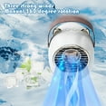 thumbnail image 6 of UttpKLBx Portable Mini Air Conditioner Room Cooler Air Conditioner Handheld Rechargeable Fan Air Colling Fan, Home Office Travel Camping Fan (White), 6 of 9