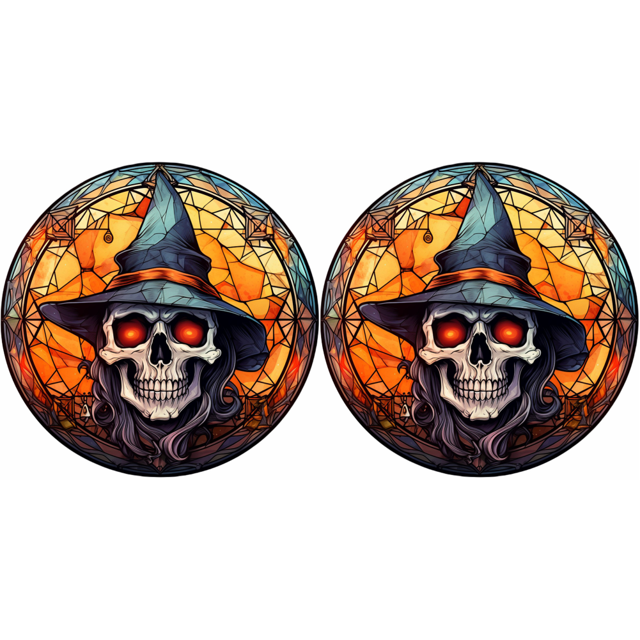 2 Uds 5D DIY Taladro Ambiente Terror Vidrieras Kit