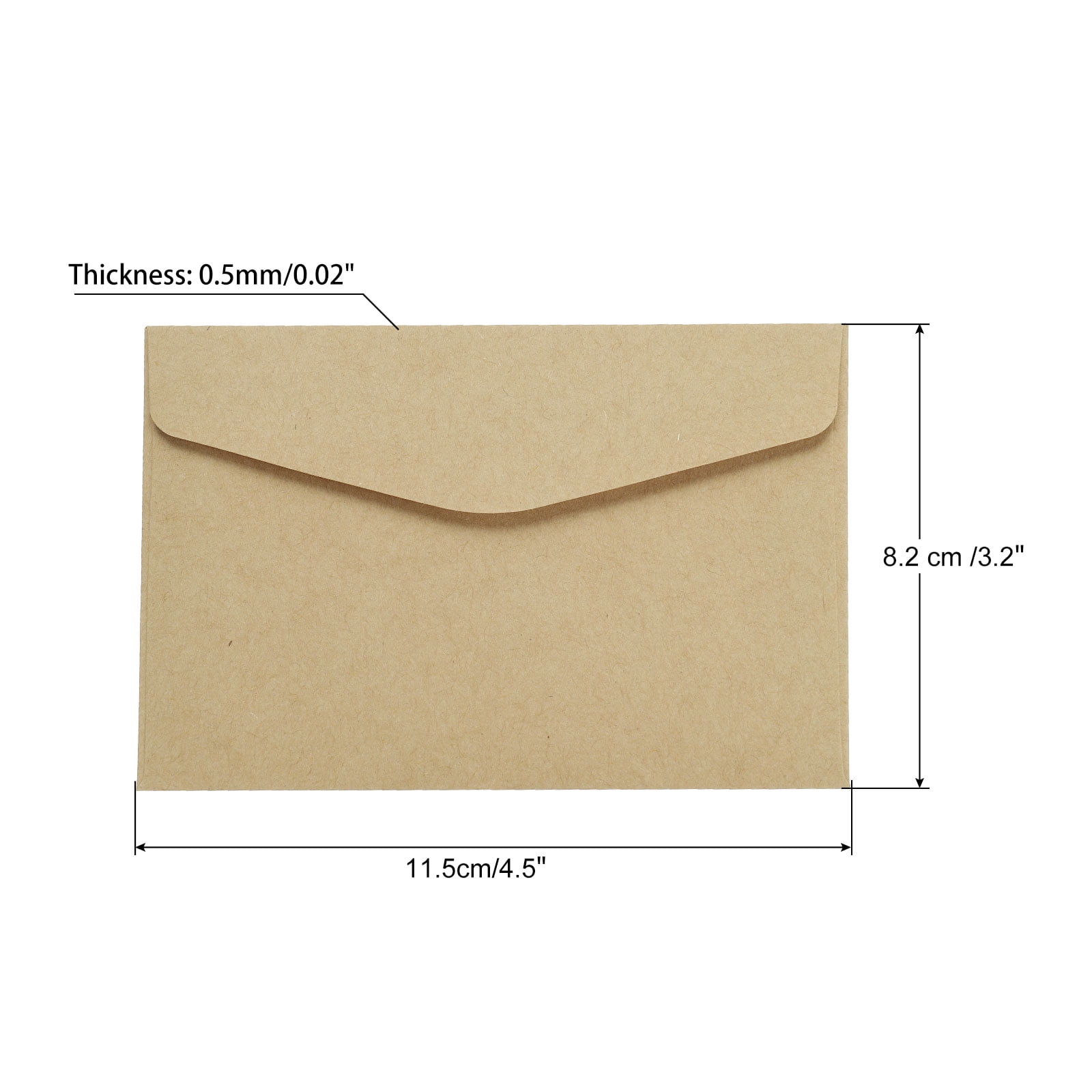 Unique Bargains Blank Small Items Storage Holder Mini Envelopes Buff