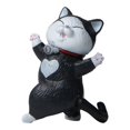 thumbnail image 1 of Cute Looks Back And Smiles Cats Turns Around Creative Cats Ornaments, 1 of 1