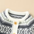 thumbnail image 4 of Baby Rompers Long Sleeve Newborn Boys Girls Christmas Knitting Jumpsuits Hats Outfits Sets 0-18m Winter Infant Children Overalls, 4 of 8