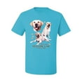 thumbnail image 2 of If It's Not a Yellow Lab It's Just a Dog Gift | Mens Dog Lover Graphic T-Shirt, Light Turquoise, X-Large, 2 of 3