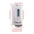 thumbnail image 3 of White ABS Toilet Cistern Dual Flush Push Button Valve Good Sealing, 3 of 5