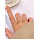 thumbnail image 3 of 1pc Fashionable Initials Letter A-Z Adjustable Ring for Women s925 Sterling Silver Personalized cubic zirconia Rings Fine Jewelry Birthday Gift, 3 of 4
