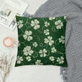 thumbnail image 2 of Nawypu St Patricks Day Pillow Covers Lucky Charms Shamrock Spring St Patricks Day Decorations Irish Cushion Covers Outdoor Farmhouse Clover Home Decor for Sofa Couch Bed, 2 of 5