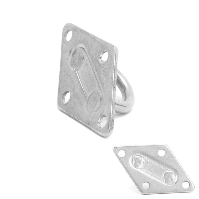 Hebilla De Puerta Accesorios Para Vela De Sombra, Hebilla De Fijación De Placa De Ojo Colgante Antioxidante Fácil De Usar Anticorrosión Para Columpio Para Exteriores Para Bolsa