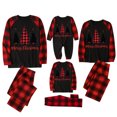 thumbnail image 1 of Pijamas Navideños Para La Familia Conjuntos A Juego Trajes Trajes Patchwork Plaid Impreso Homewear Cuello Redondo Manga Larga Conjuntos de Papá de Dos Piezas Odeerbi  ODB189381, 1 of 8