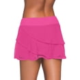 thumbnail image 2 of UKAP Women's Swim Skirts Waistband Mesh Layered Ruffle Swimdress Bathing Suit Skirt Swimsuit Tankini Beach Bottom Board, 2 of 4