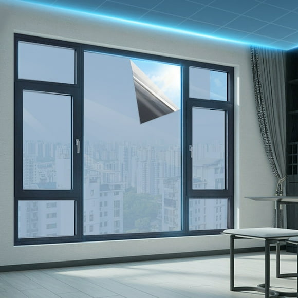 Yhmxh Home Decor Clearance Room Decor Living Room Decor Reflective Window Film Heat Control Window Tint Self-Adhesive Daytime Window Tint Film For Home And Office Window film