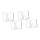 thumbnail image 5 of 4 vitrinas para anillos de , cajas de exhibición para anillos deportivos, cuadradas de moda con soportes, vitrina de recuerdos para regalos, 5 of 9