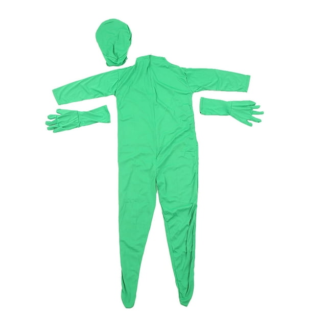 Traje de cuerpo entero con pantalla verde, diseño dividido para fotografía, cine y vídeo, 170 cm/66,93 pulgadas