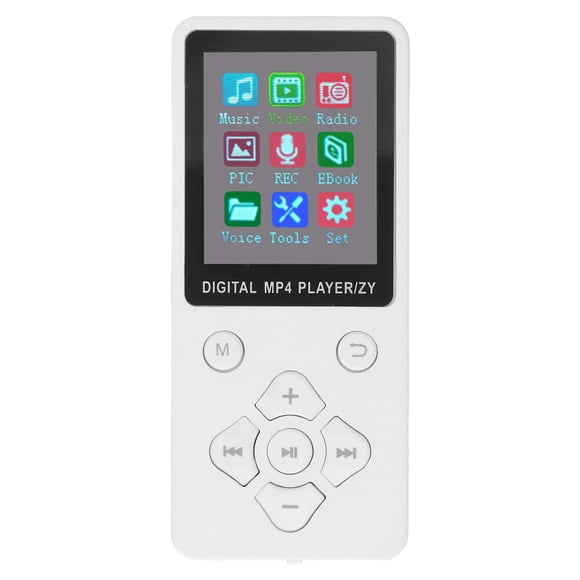 Bluetooth 5.0 HiFi MP3 MP4 Player with 1.8 Inch Color Screen - Portable Music Player Supporting Lossless Audio, Video, E-Book, Voice Recording, and 128GB Expandable Memory, Built-in USB 2.0 for Easy