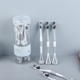 thumbnail image 1 of cubos de raspador de lengua para adultos, cepillo de dientes de cerdas suaves, cepillo de dientes para pareja, necesidades diarias, 1 of 4