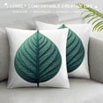 thumbnail image 3 of COMIO Tropical Palm Leaves Throw Lumbar Pillow Covers Summer Green Plants Monstera Banana Leaf Farmhouse Decorations Pillow Cases Rectangular Bed Cushion Cover, 3 of 5