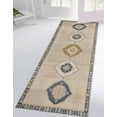 thumbnail image 5 of Geometric Pattern Rugs, Abstract Rugs, Brown Rugs, Oushak Rug, Turkish Rug, Luxury Rug, Office Rug, Door Mat, Thin Rug, Vintage Design Rug, 3.9'x5.9' - 120x180 cm, 5 of 8