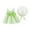 Green, variant on Bnwani Cute Spring Dresses Toddler Baby Summer Bow Print Suspender Skirt Girl Bowknot Dresses 2-3 T