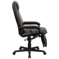thumbnail image 3 of High Back Brown Leather Executive Reclining Swivel Chair with Arms, 3 of 9