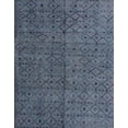 thumbnail image 1 of Ahgly Company Indoor Rectangle Abstract Slate Blue Grey Abstract Area Rugs, 8' x 12', 1 of 6