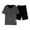 Black, variant on GDREDA Men Pajamas Men's Pajama Set Mens Striped Set For Men Classic Short Sleeve Sleepwear For Loose Casual Pyjamas Men's Pajama & Loungewear Black,XXXL