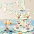 thumbnail image 6 of Cheerland Flower Teapot Cupcake Stand for Alice in Wonderland Party Decoration, 6 of 7