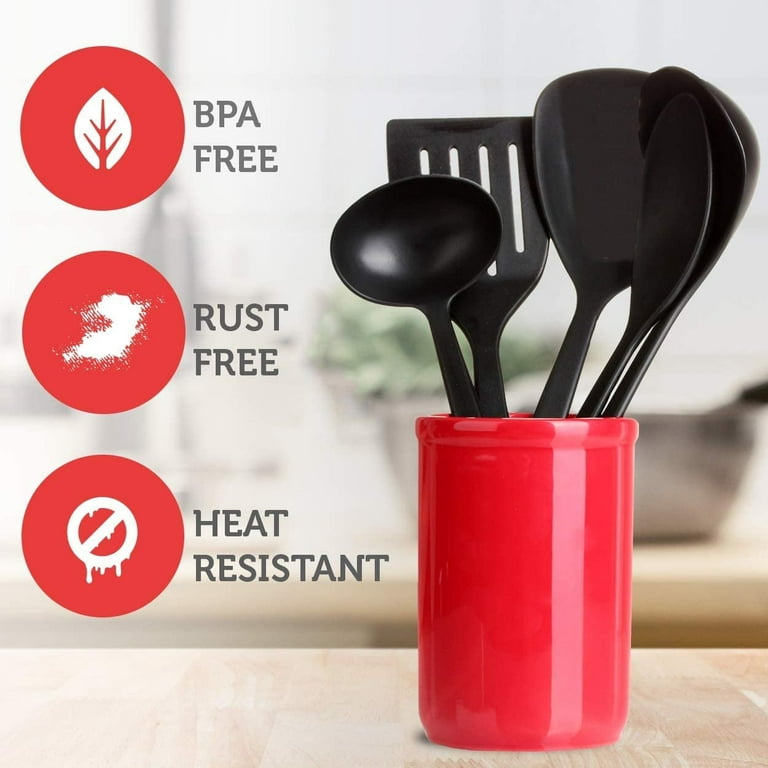  P&P CHEF Kitchen Utensils Set (20Pcs), Black Cooking Utensil  Kit Heat-resistant Silicone Cookware with Stainless Steel Handles, Non-stick  & Non-toxic, Heavy Duty & Dishwasher Safe : Everything Else