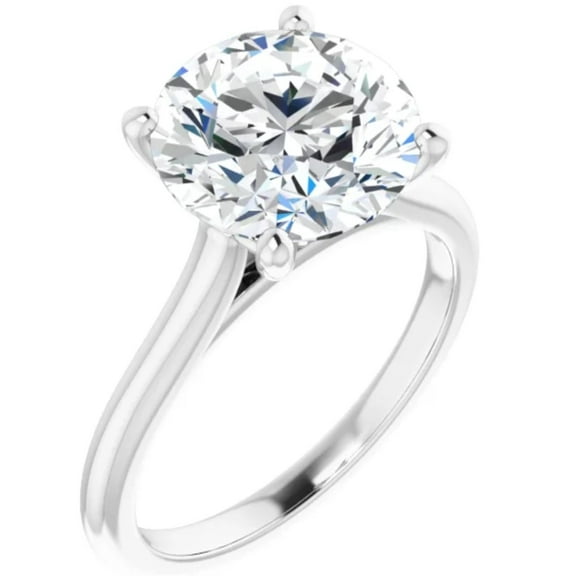 3 Carat Lab Grown Diamond Engagement Ring Round Cut