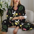 thumbnail image 6 of Sikiie Bees Women's Long-Sleeve Shirt and Full-Length Bottom Pajama Set (s-xxl)-Small, 6 of 7