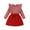 Red, variant on Staki Girls Plaid Clothes Set Girl Fall Clothes Sets: 2 Piece Fall Winter Outfit Long Sleeve Ruffle Top Mini Skirt for Girl(Red,2-3 Years)