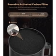 thumbnail image 3 of 8 Inch Portable Range Hood, 2900 RPM Powerful Portable Kitchen Exhaust Fan, Desktop Range Hood with 8 Activated Carbon Washable & Reusable Filter, for Outdoor BBQ, Hot Pot, Camping, Trips and RV, 3 of 8