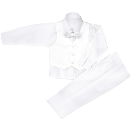 Toddler and Infants Boys White Tuxedo with No Tail