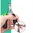thumbnail image 5 of Tijeras de uñas gruesas e incrustadas, kit de manicura de acero inoxidable para podólogos, cuchillas dobladas súper duras, herramientas de belleza negras para hombres y mujeres Zefei Wu 9024735047537, 5 of 5