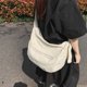 thumbnail image 5 of Bolsa De Hombro Bolsa cruzadas de lona de mensajero de gran capacidad portátil para adolescentes (Beige) Tmvgtek Para Estrenar, 5 of 9