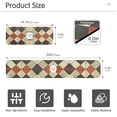 thumbnail image 3 of Yayeee Faucet Mat for Kitchen Sink 14.7" Diatomite Long Splash Guard Pad, Checkered Pattern, 3 of 7