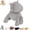 Hippo, variant on Plush with Heartbeat for Cats, Heartbeat Plush Cat Toy, Plush Cat Toy with Heartbeat for Cats, Cat Snuggle Plush Toy, Comforting Cat Plush for Home