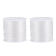 thumbnail image 1 of Unique Bargains Elastic Cord DIY Making Stretchy String Craft Wire, White, 2 Rolls, 1 of 6