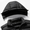 thumbnail image 5 of FNFYFH Mens Big and Tall Puffer Vest Hooded Sleeveless Quilted Jacket Zip Up Padded Coats Outerwear, 5 of 9
