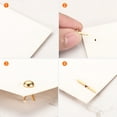 thumbnail image 5 of Uxcell 6x12mm Mini Brads Round Paper Fasteners Crafting Accessories Rose Gold 100pack, 5 of 5