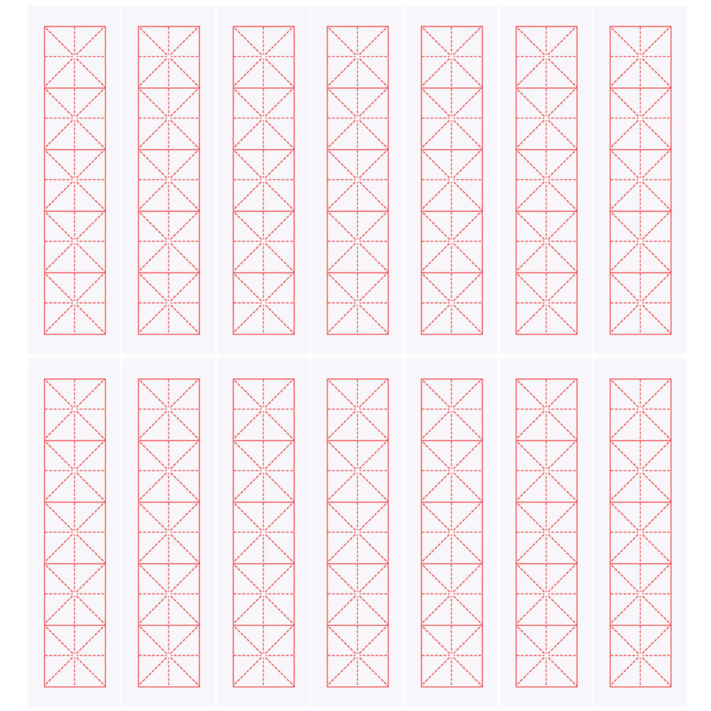 100 Sheets Writing Paper Calligraphy Paper Calligraphy Practicing Rice Paper Practical Rice