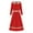 Red, variant on Coerni Toddler Girls Muslim Arab Dresses Long Sleeve Kids 𝐈slamic Long Dress A Line Birthday Wedding Loose Casual Lapel