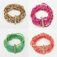 thumbnail image 4 of Bohemian Bead Bracelet in Springy Colors, 4 of 5
