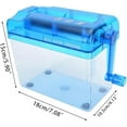 thumbnail image 2 of A6 Mini Paper Shredder, Manual Document Shredder, StripCut Paper Shredding Machine, Desktop HandCrank Paper Cutter Tool, for Office, School, Home, 2 of 5